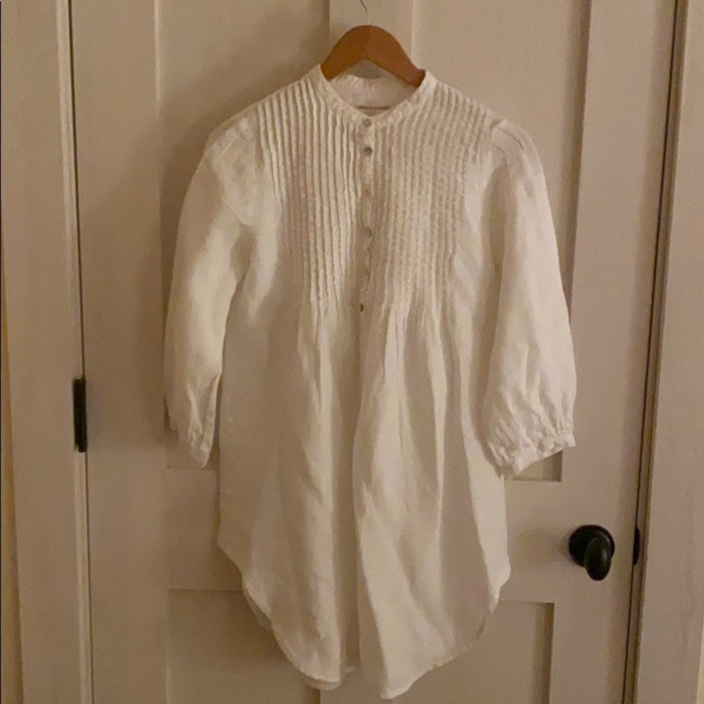 Cabbages and Roses linen tunic